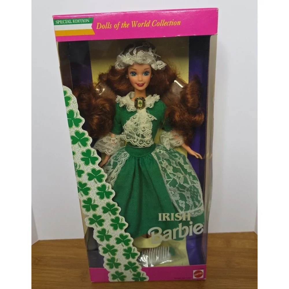 Dolls Of The World Irish Barbie 1994 Special Edition #12998 NRFB Vintage Collect